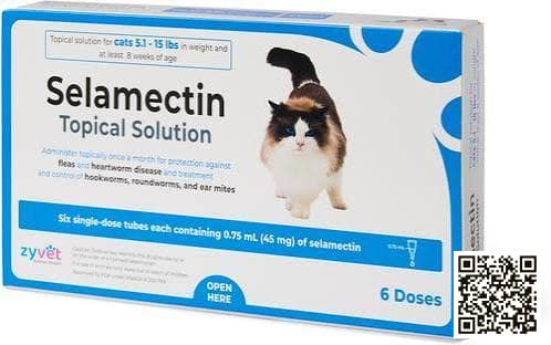 Selamectin — pigeon medication