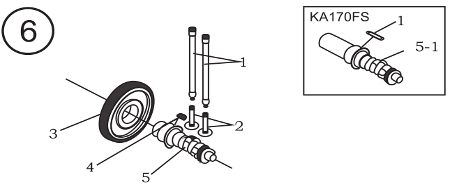1 - Valve Push Rod Assem-186F