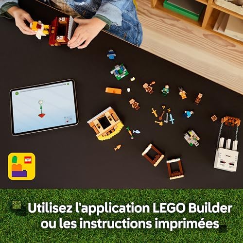 Vue 6 de Lego Minecraft Les Ghasts