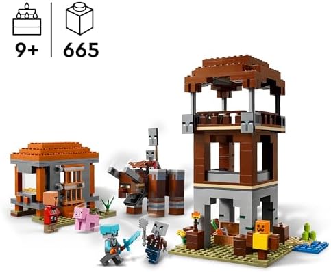 Vue 2 de Lego Minecraft Lavantposte De