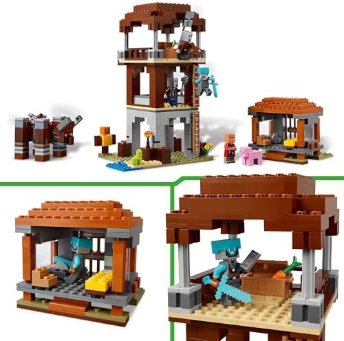 Vue 3 de Lego Minecraft Lavantposte De