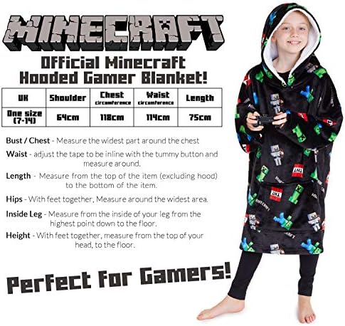 Vue 2 de Plaid Poncho Capuche