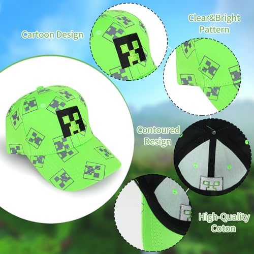 Vue 3 de Casquette Baseball Garcon Miner