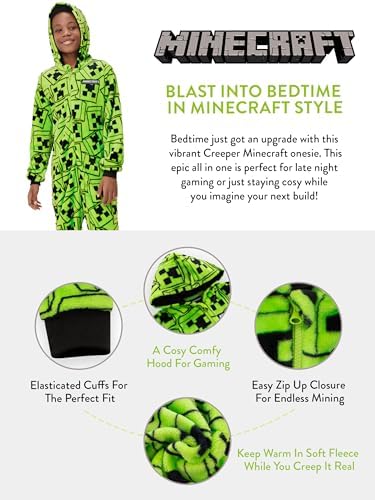 Vue 6 de Surpyjama Garcon Creeper Combinaison