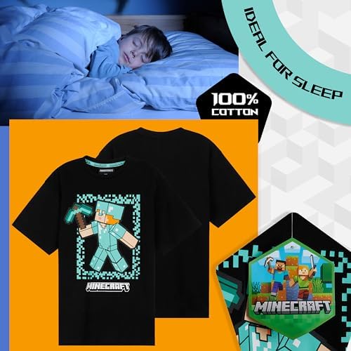 Vue 4 de Coton Pyjama Court Tshirt