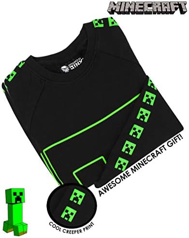 Vue 3 de Sweatshirt Noir De Creeper