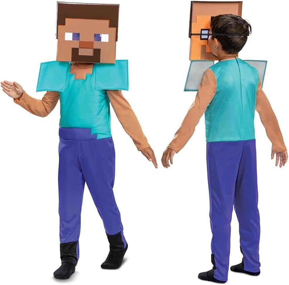 Minecraft Deguisement Steve Taille