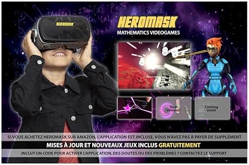 Vue 3 de Heromask Casque Vr Casque