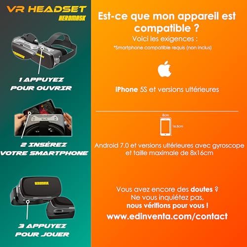 Vue 5 de Heromask Casque Vr Casque