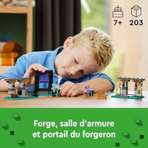 Vue 2 de Lego Minecraft Larmurerie Jouet