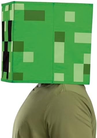 Vue 2 de Disguise Masque Creeper Block