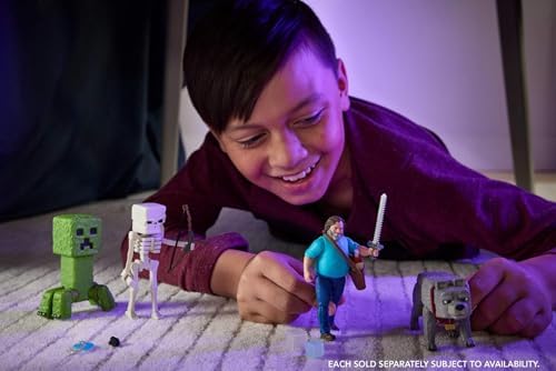 Vue 2 de Mattel Minecraft Figurine Articulee