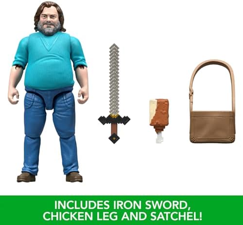 Vue 4 de Mattel Minecraft Figurine Articulee