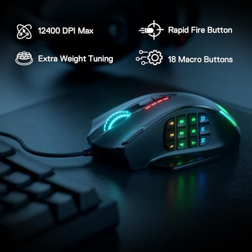 Vue 2 de Redragon Impact Rgb
