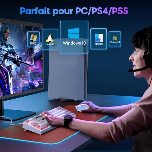 Vue 2 de Tecurs Clavier Mecanique Clavier