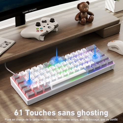 Vue 3 de Tecurs Clavier Mecanique Clavier