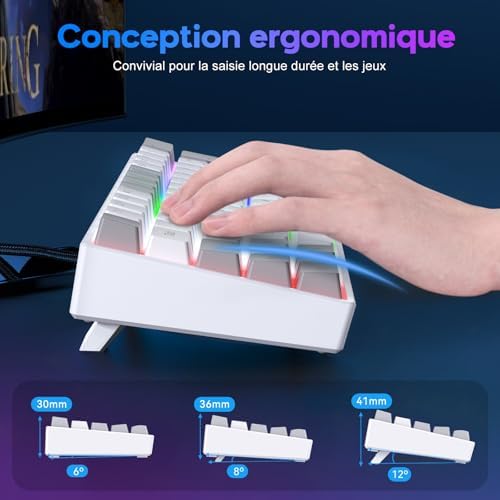 Vue 4 de Tecurs Clavier Mecanique Clavier