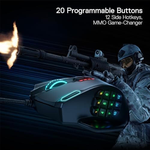 Vue 5 de Redragon Impact Rgb