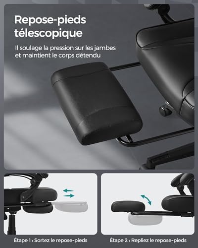 Vue 7 de Songmics Fauteuil De Bureau
