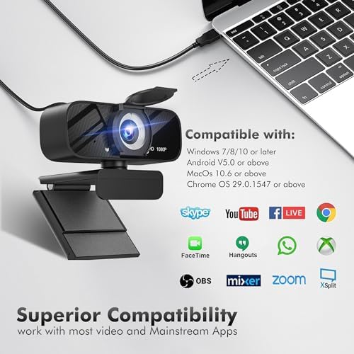 Vue 7 de Webcam Pour Pc Avec