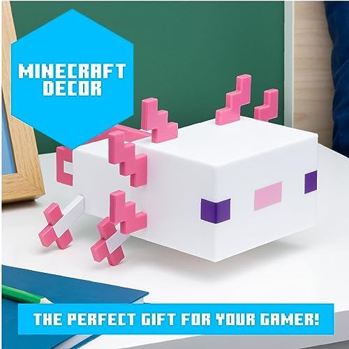 Vue 2 de Minecraft Lampe Axolotl Officielle