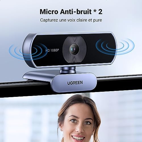 Vue 5 de Ugreen Webcam Full Hd