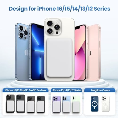 Vue 2 de Batterie Externe Magnetique Sans