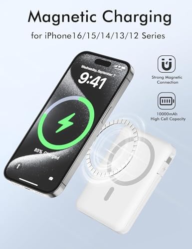 Vue 6 de Batterie Externe Magnetique Sans