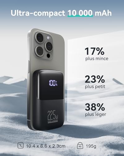 Vue 2 de Iniu Batterie Externe Mini