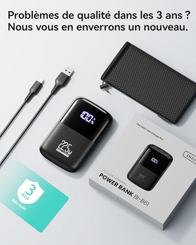 Vue 6 de Iniu Batterie Externe Mini