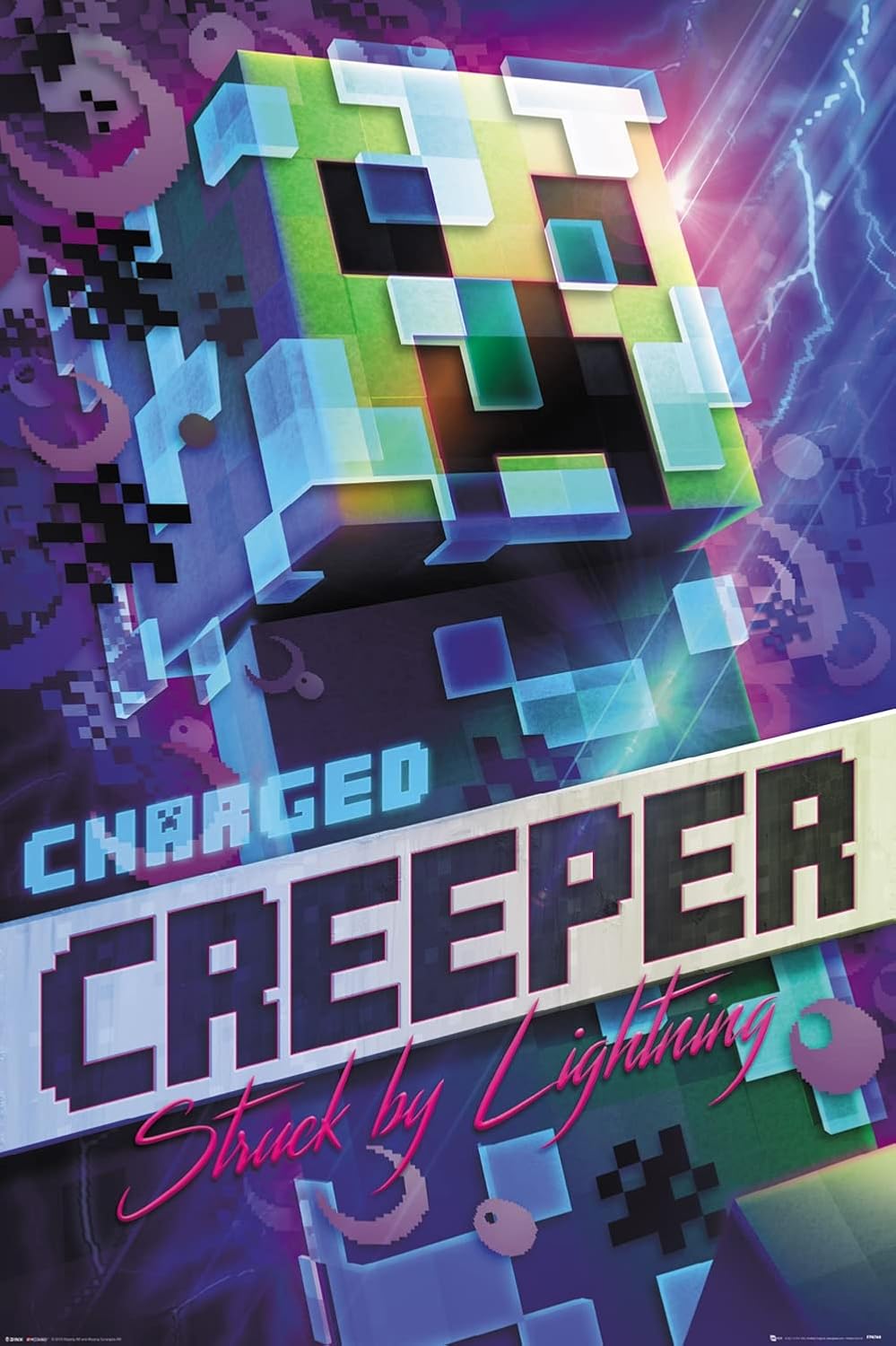 Poster Minecraft Charged Creeper