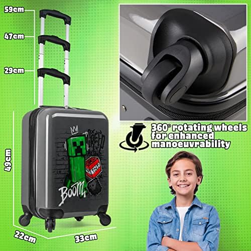 Vue 4 de Valise Enfant Voyage Creeper