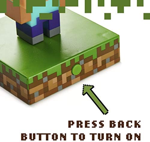 Vue 3 de Paladone Lobcedebe Minecraft Steve