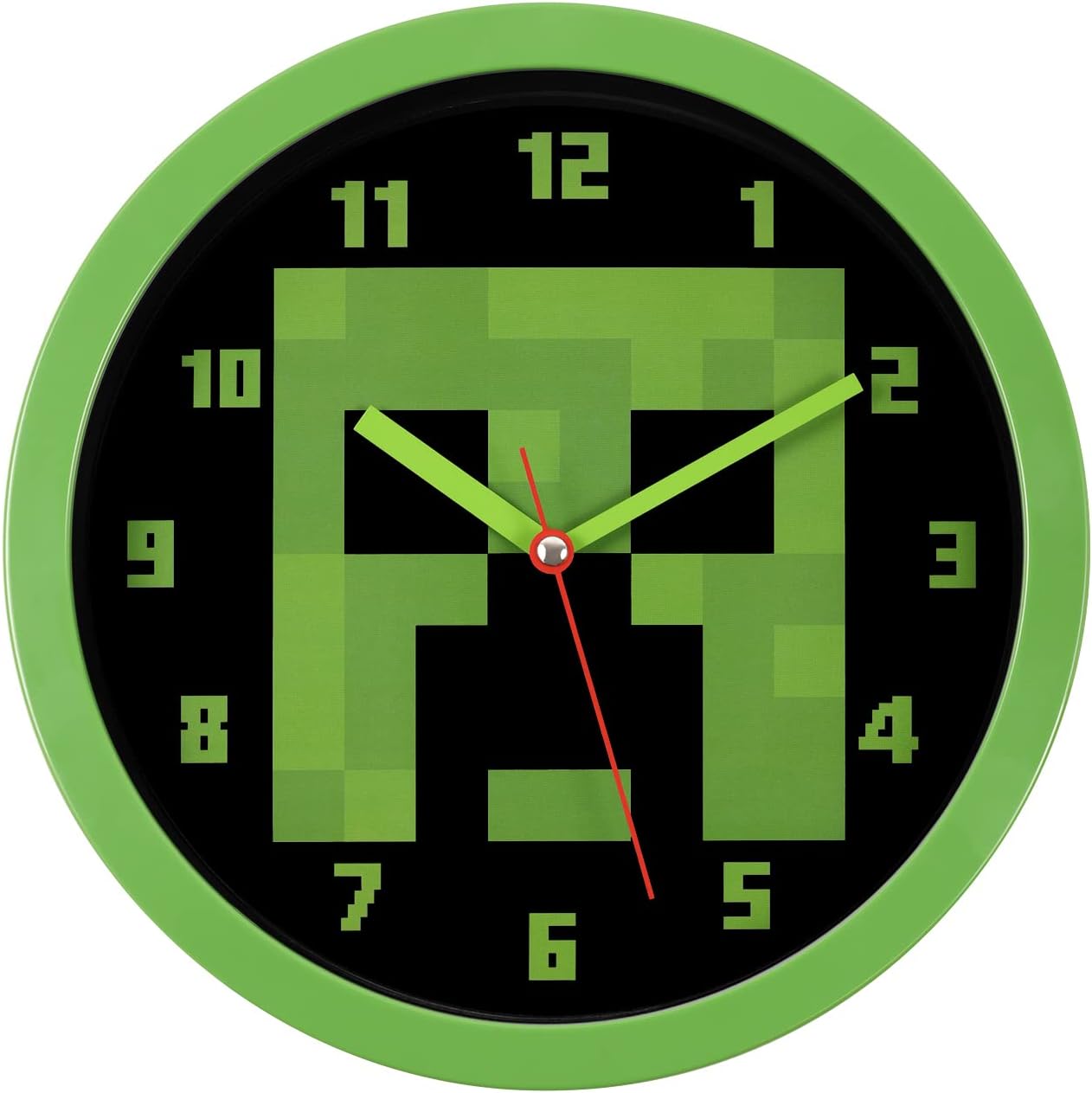 Vue 7 de Minecraft Horloge Murale Creeper