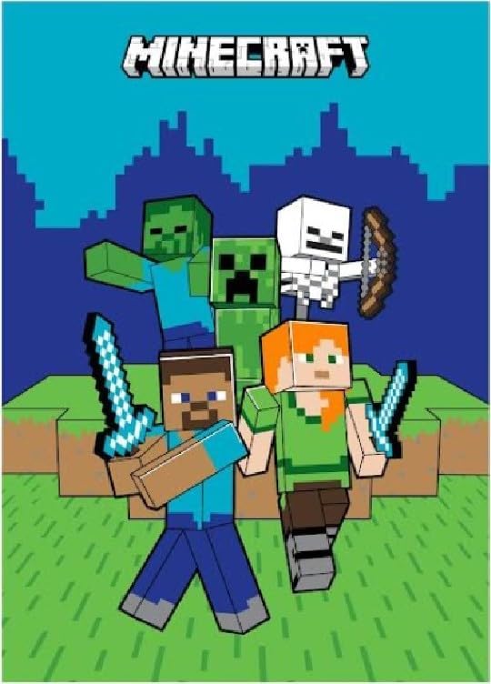 Arlis Plaid Polaire Minecraft