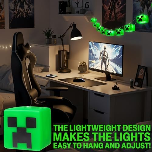 Vue 5 de Minecraft Guirlande Lumineuse Creeper