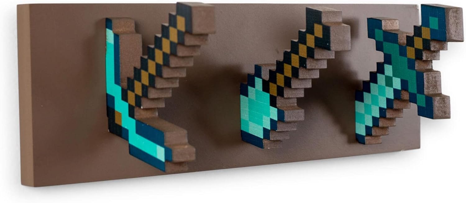 Minecraft Rbfc Portemanteau Mural