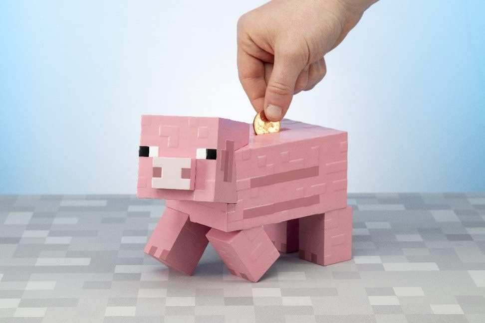 Vue 2 de Minecraft Tirelire Cochon Marchandise