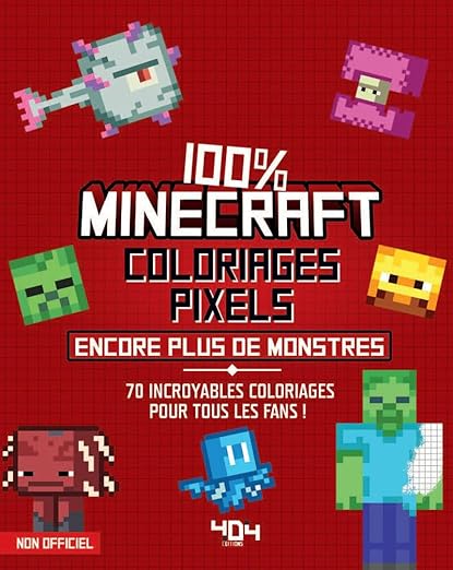 Coloriages Pixel Minecraft Encore