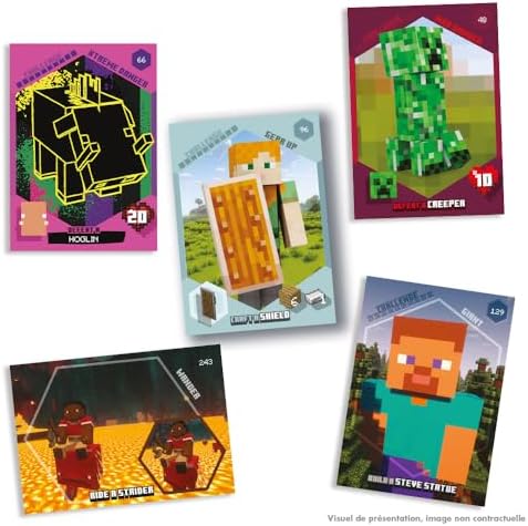 Vue 3 de Panini Minecraft Trading Cards