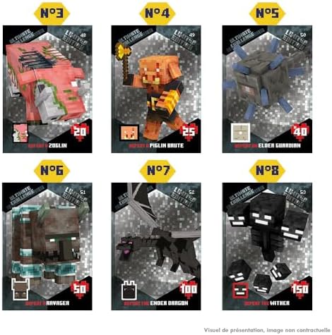 Vue 4 de Panini Minecraft Trading Cards