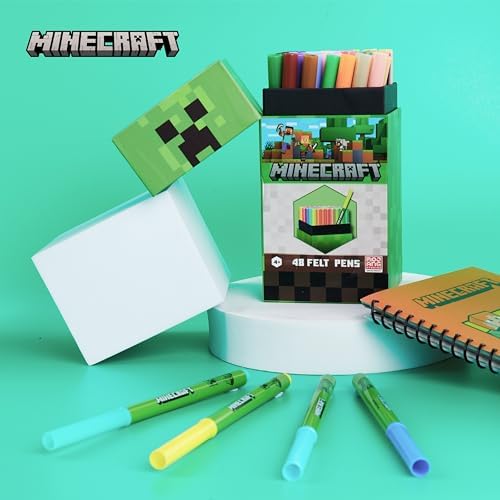 Vue 2 de Minecraft Feutres De Coloriage