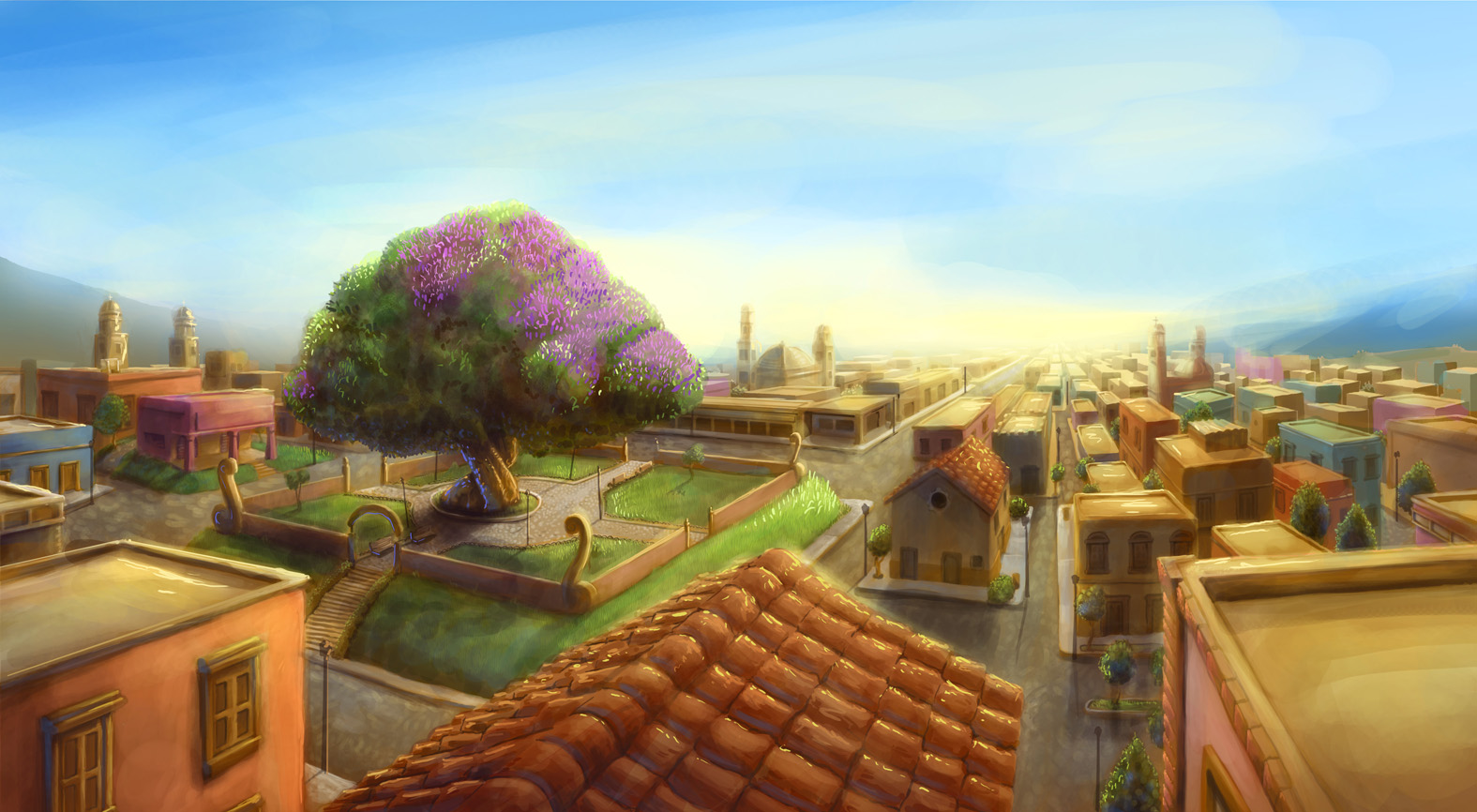 Pueblo Background