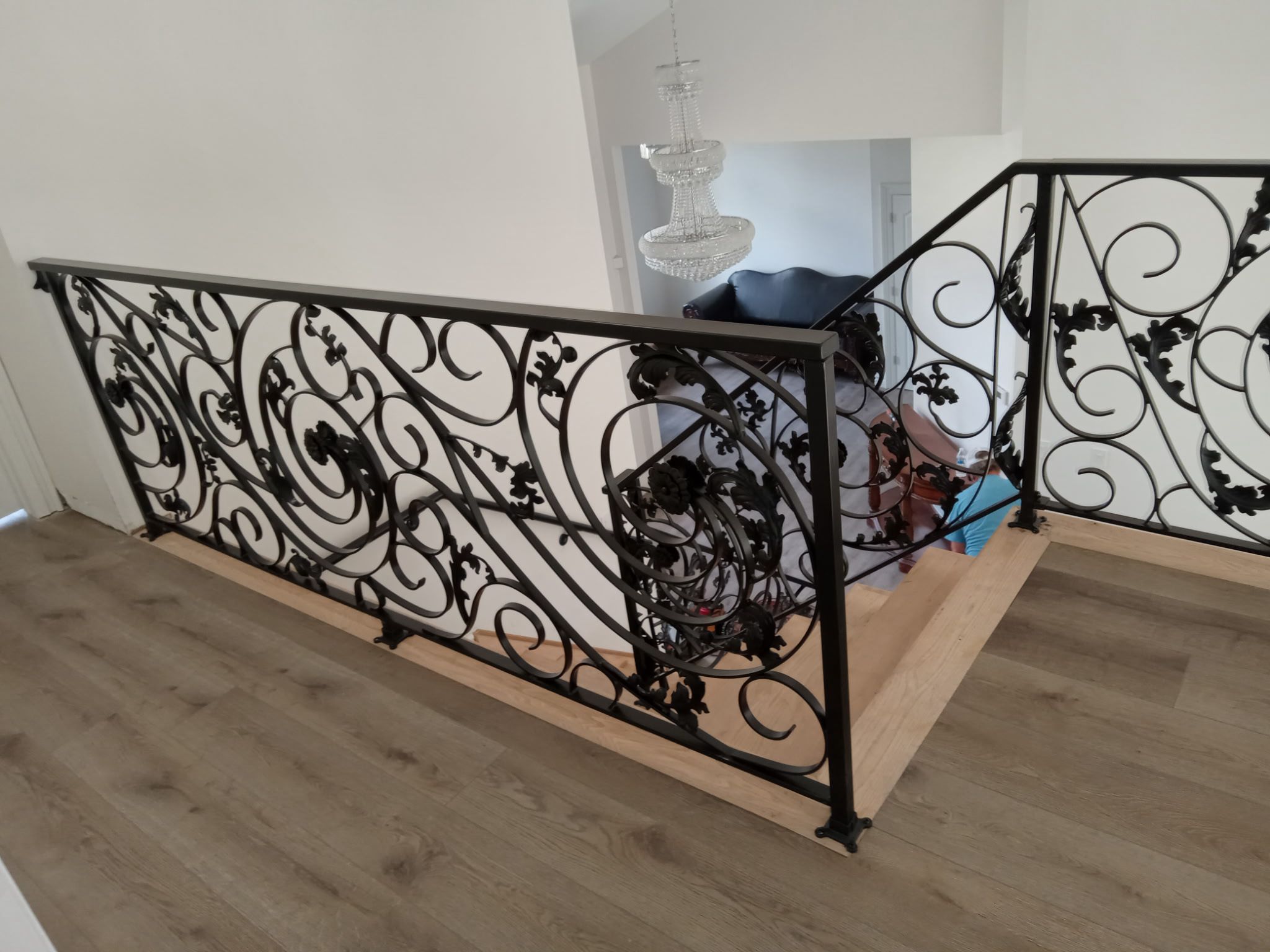 Artistic metal installation designed and fabricated by Hot Fab Welding in Michigan
