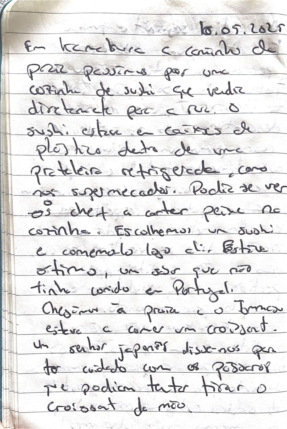 Handwritten page from my notes