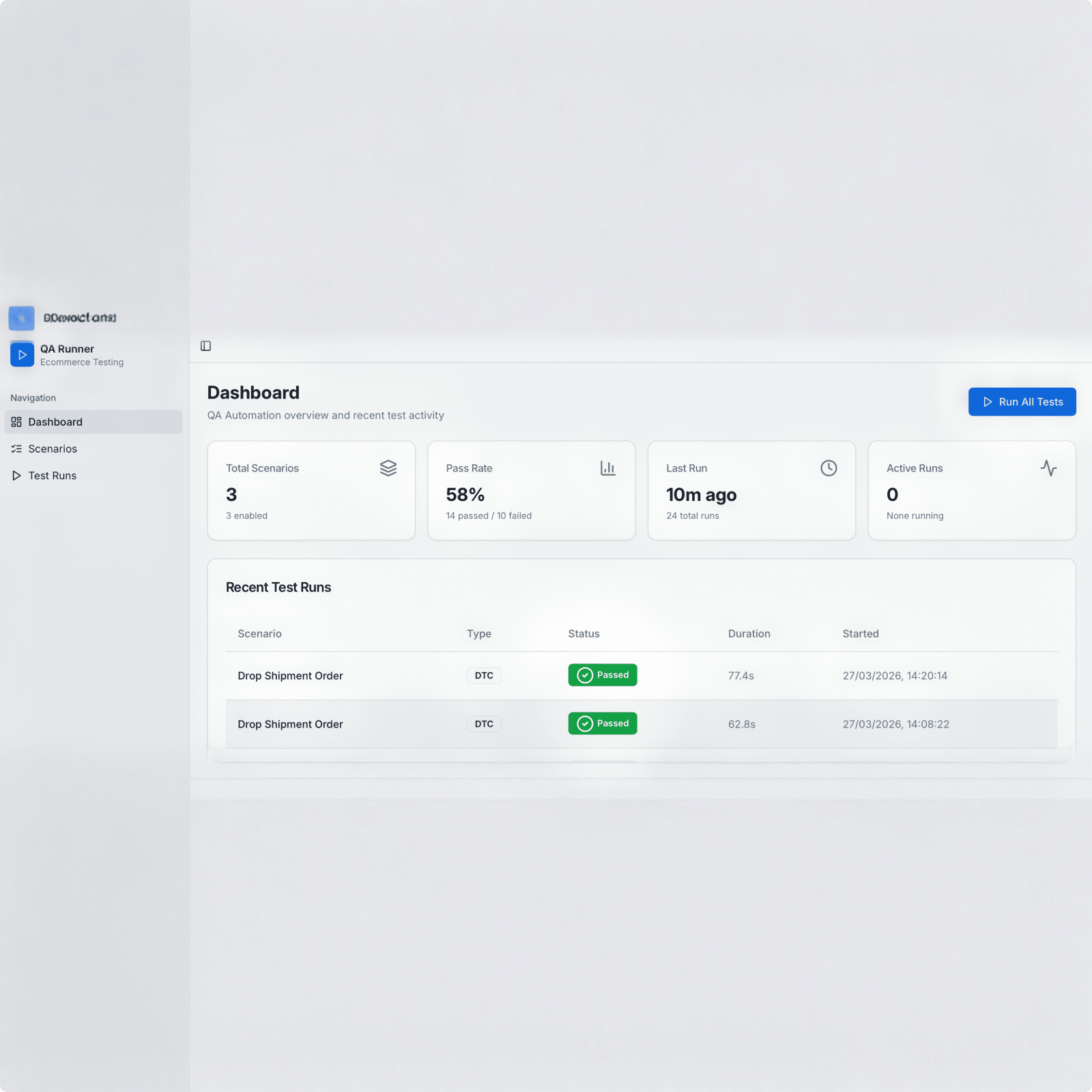 Ecommerce QA Automation