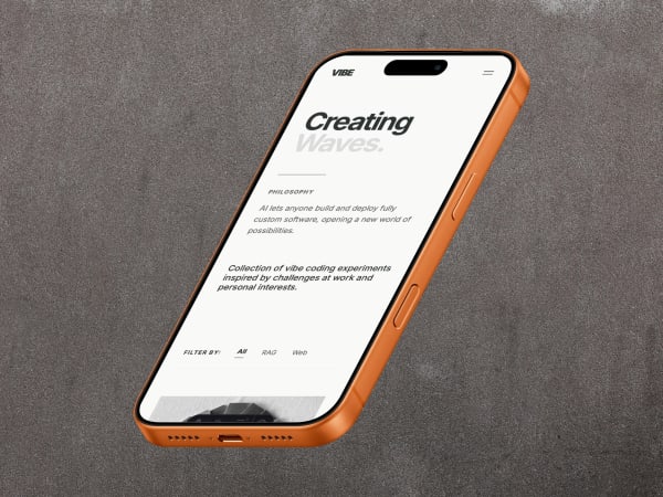 Vibe Coding Portfolio