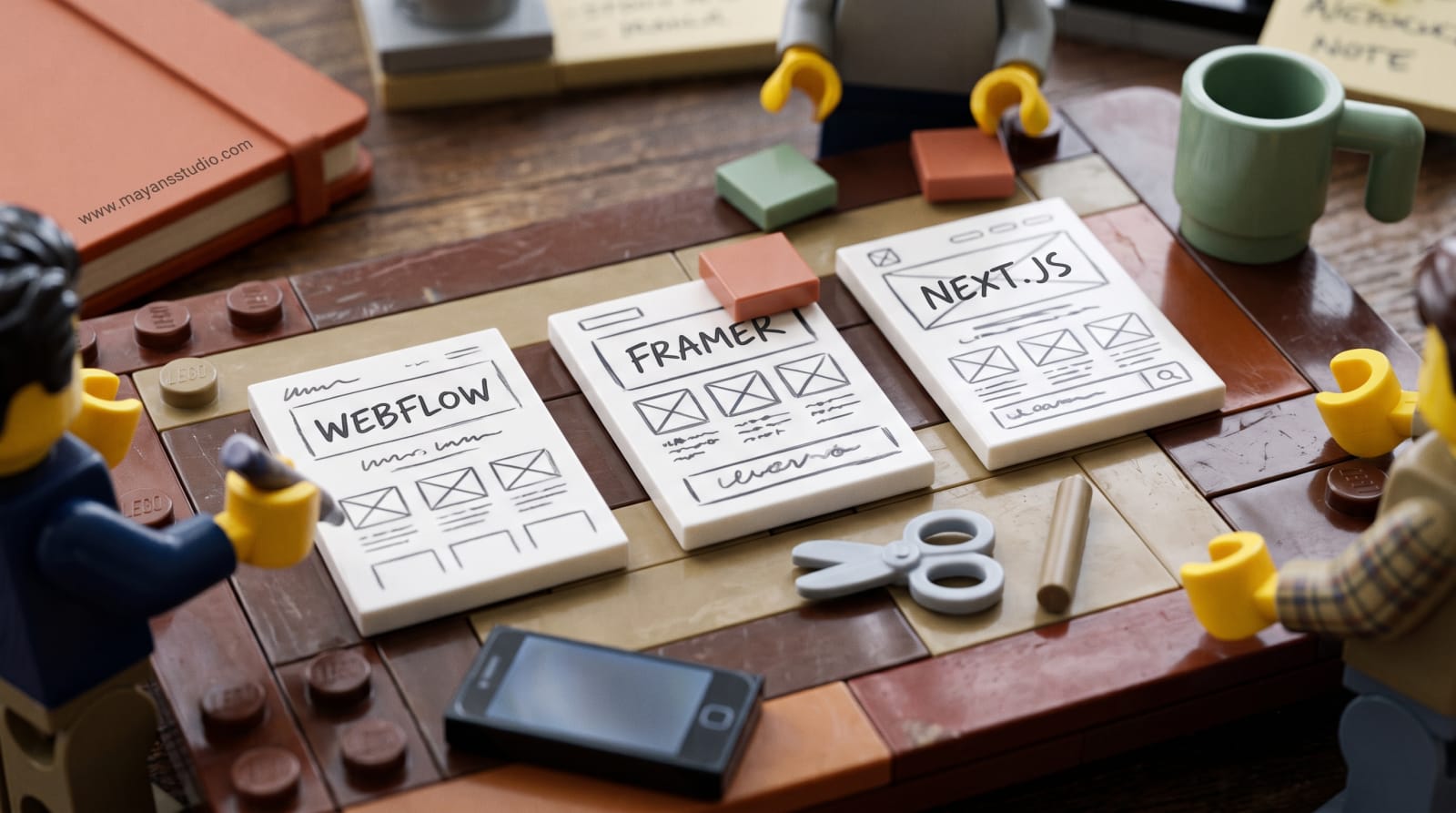 Webflow vs Framer vs Next.js for a SaaS Marketing Site
