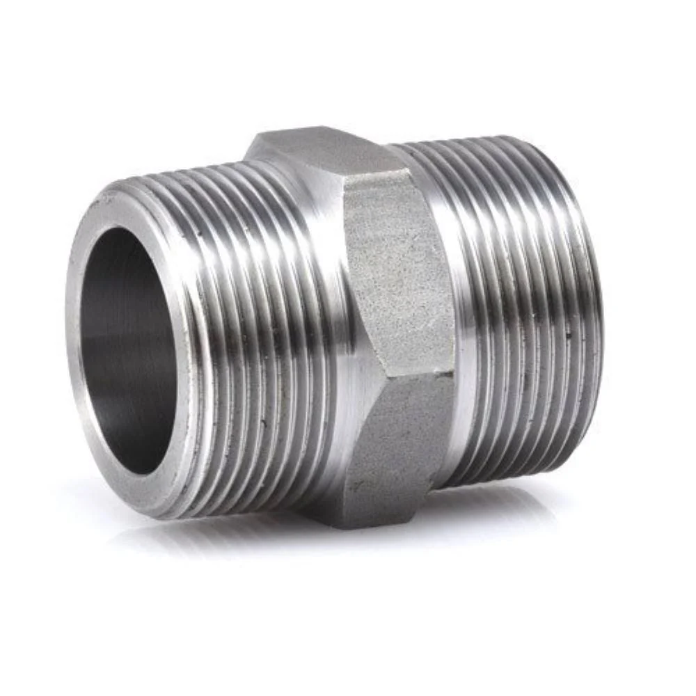 1.5inch(L) 1.5 Inch Stainless Steel Hex Nipple, Thread Length: 12mm