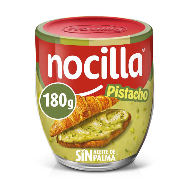 Crema de cacao con pistacho Nocilla sin gluten 180g